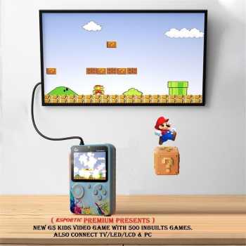 Gambar produk GGS Retro Portable Handheld Console 500 Game 2.4 Inch 128MB RAM - G5