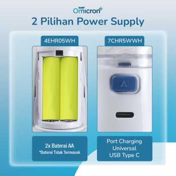 TaffOmicron Alat Terapi Pernapasan Mesh Nebulizer Portable Baterai AA - JSL-W302 Gambar produk TaffOmicron Alat Terapi Pernapasan Mesh Nebulizer Portable Baterai AA - JSL-W302