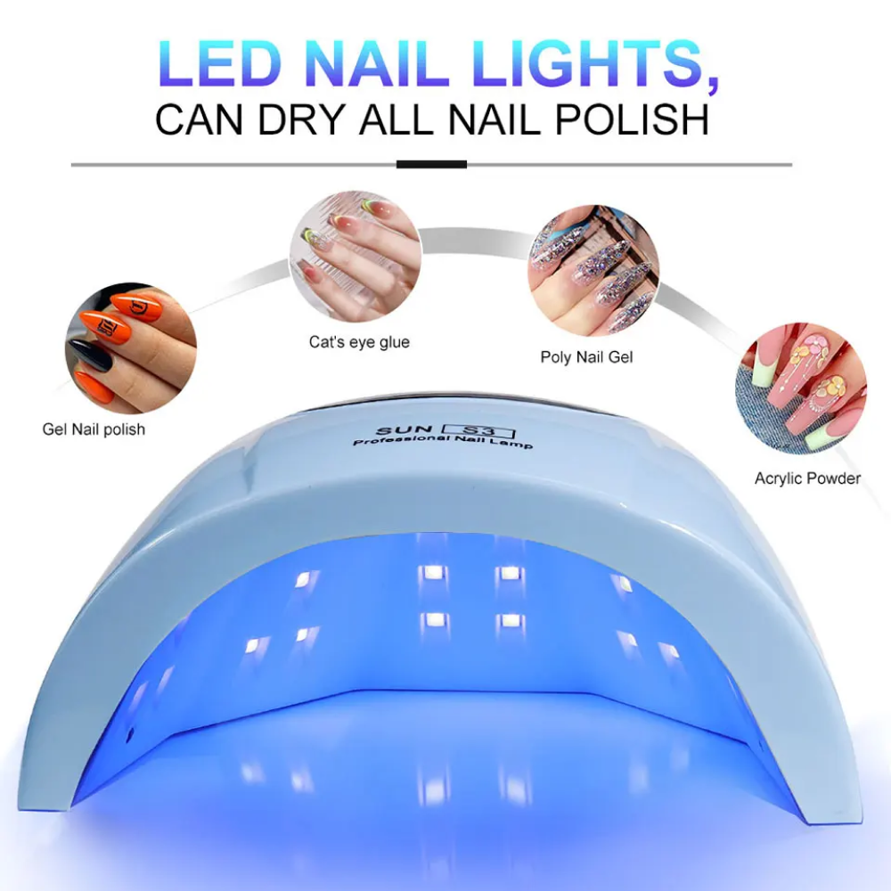Gambar produk Limegirl Pengering Kutek UV Lamp Nail Dryer Sensor LCD Display - SUNS3