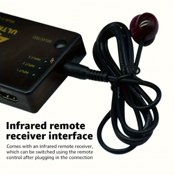 Gambar produk Duorem HDMI Switcher Splitter 3 Port 4K x 2K Ultra HD with Remote - DR105