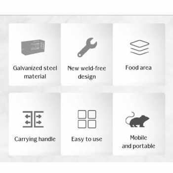 Gambar produk Bamberg Jebakan Perangkap Tikus Besi Otomatis One Way Door Mouse Trap - BG-22