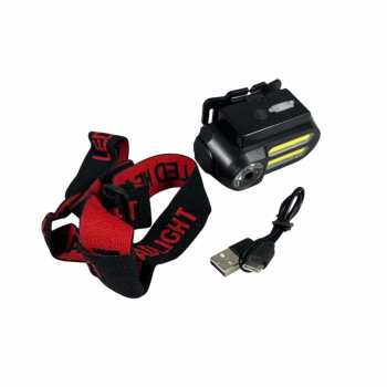 Gambar produk LELITEN Senter Kepala Headlamp Outdoor LED XPE dan 2xCOB Cool White - NF-611