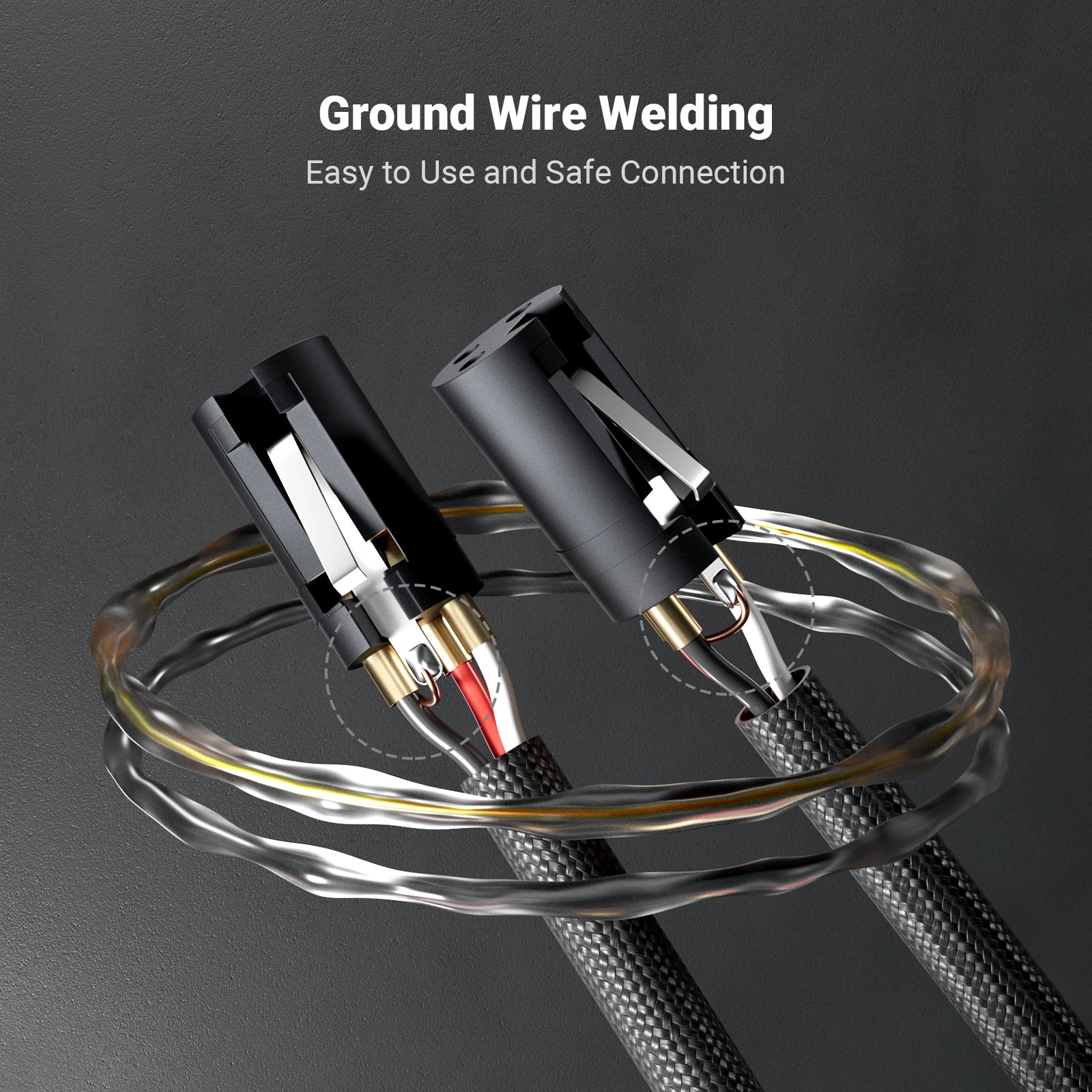 Gambar produk Fosi Audio Kabel XLR Male to Female Audio Amplifier Microphone Braided 1.2M