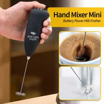 Gambar produk One Two Cups Hand Mixer Mini Pengocok Telur Susu Milk Frother Battery - MS3089