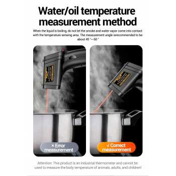 ANENG Termometer Industrial Digital Thermogun Infrared LCD Backlit - TH201 Gambar produk ANENG Termometer Industrial Digital Thermogun Infrared LCD Backlit - TH201