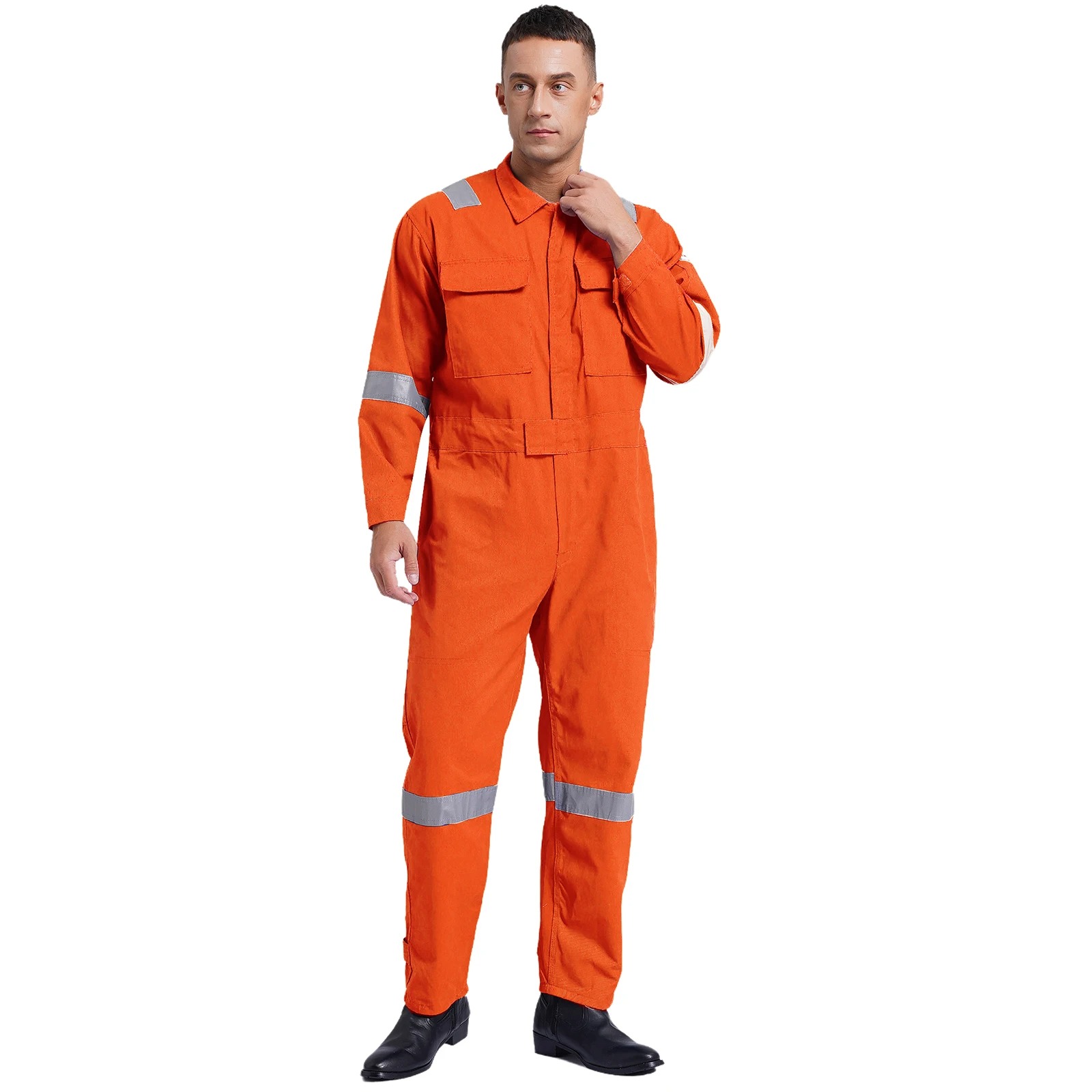 Gambar produk Doomiva Pakaian Kerja Safety Wearpack Coverall Reflective Strips XL - DM-480