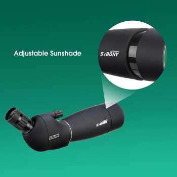 SVBONY Teleskop Spotting Scope 25-75X 70mm for Birding Photography - SV28 Gambar produk SVBONY Teleskop Spotting Scope 25-75X 70mm for Birding Photography - SV28