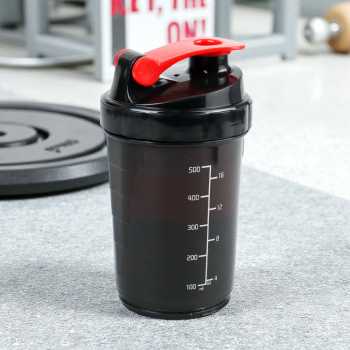 Gambar produk SPIDER Botol Minum Protein Shaker GYM Fitness Bottle BPA Free 500ml - SPB01