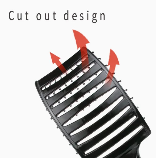 YIBER Sisir Rambut Anti Rontok Detangling Hair Comb Brush - Y76 Gambar produk YIBER Sisir Rambut Anti Rontok Detangling Hair Comb Brush - Y76