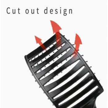 YIBER Sisir Rambut Anti Rontok Detangling Hair Comb Brush - Y76 Gambar produk YIBER Sisir Rambut Anti Rontok Detangling Hair Comb Brush - Y76