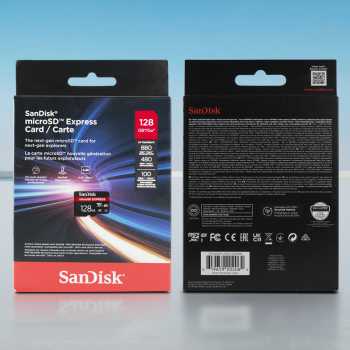 SanDisk microSD Express UHS-I Class 10 U3 880MB/s 128GB - SDSQXFN Gambar produk SanDisk microSD Express UHS-I Class 10 U3 880MB/s 128GB - SDSQXFN