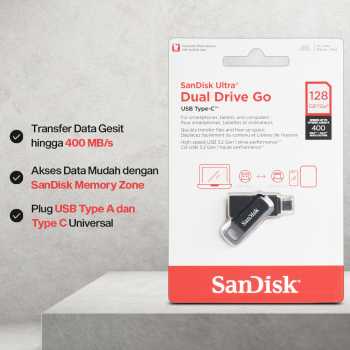 Gambar produk SanDisk Ultra Dual Drive Go USB Type C 128GB - SDDDC3