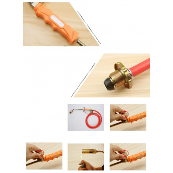 Gambar produk ZEHEN Alat Bakar Gas LPG Welding Torch Flamethrower Double Switch 50mm - ZS60