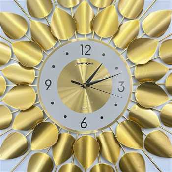 Gambar produk TaffHOME Jam Dinding Elegan Peacock Style Iron Silent Movement 70cm - LZ-6