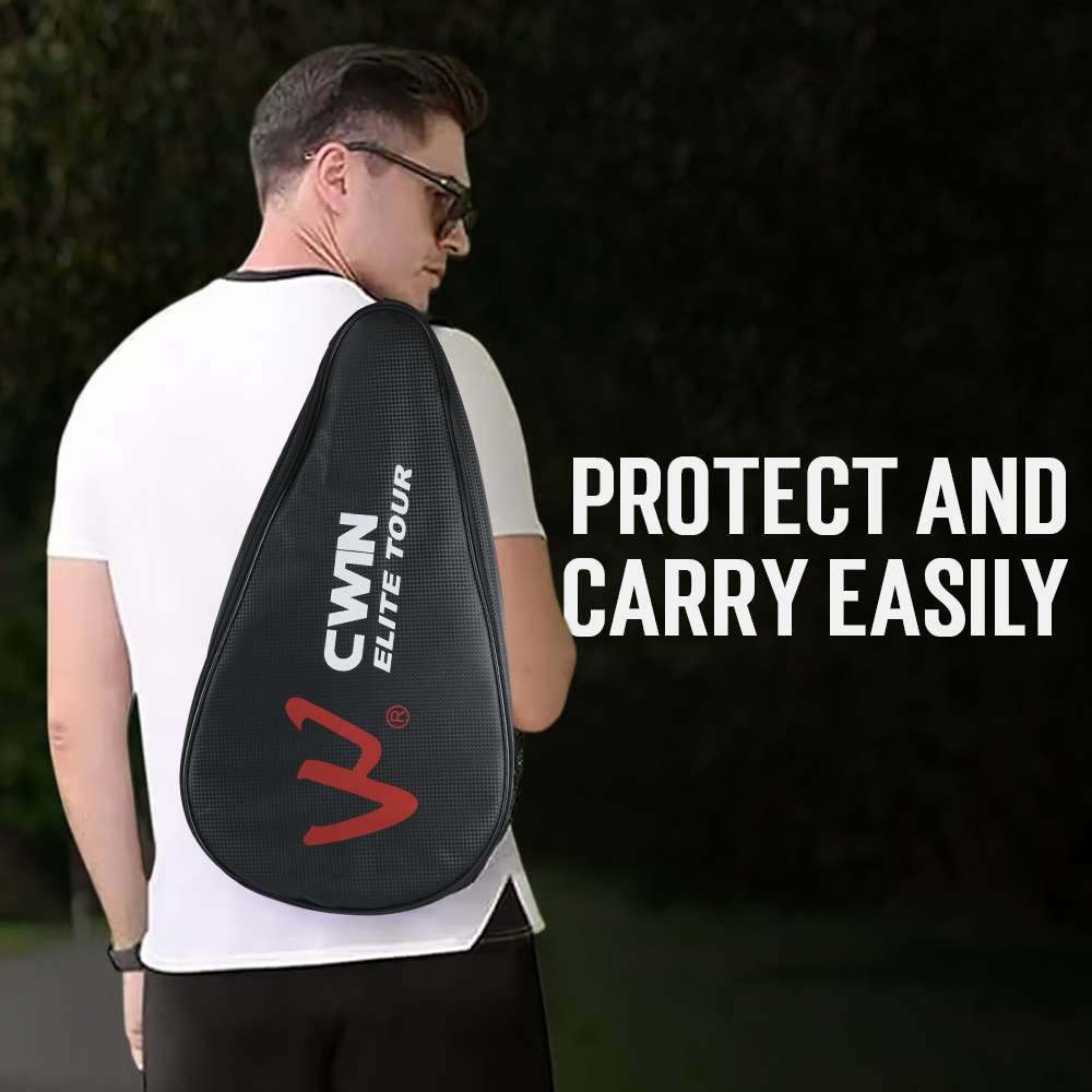 Gambar produk CWIN VULKAN Raket Padel Teardrop 12K Carbon Fiber 3.8cm Thickness 365g - 5025