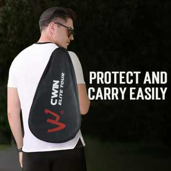 Gambar produk CWIN VULKAN Raket Padel Teardrop 12K Carbon Fiber 3.8cm Thickness 365g - 5025