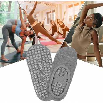 Gambar produk AOLITE Kaos Kaki Invisible Anti Slip Yoga Pilates Wanita 34-38 - AL-20