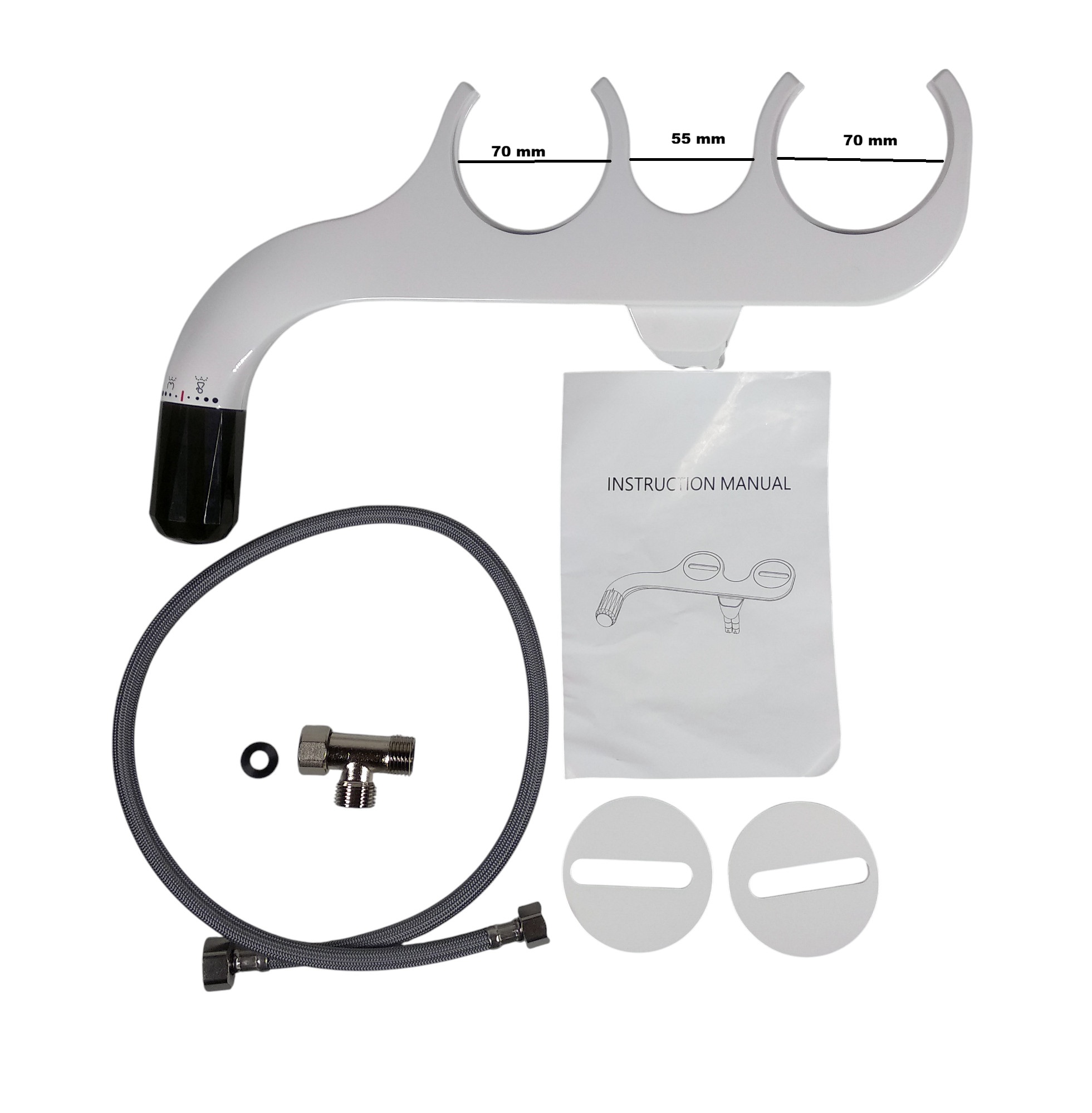 Samodra Semprotan Kloset Duduk Shower Bidet 2 Hole 2 Mode Right Hand - SM-2 Gambar produk Samodra Semprotan Kloset Duduk Shower Bidet 2 Hole 2 Mode Right Hand - SM-2