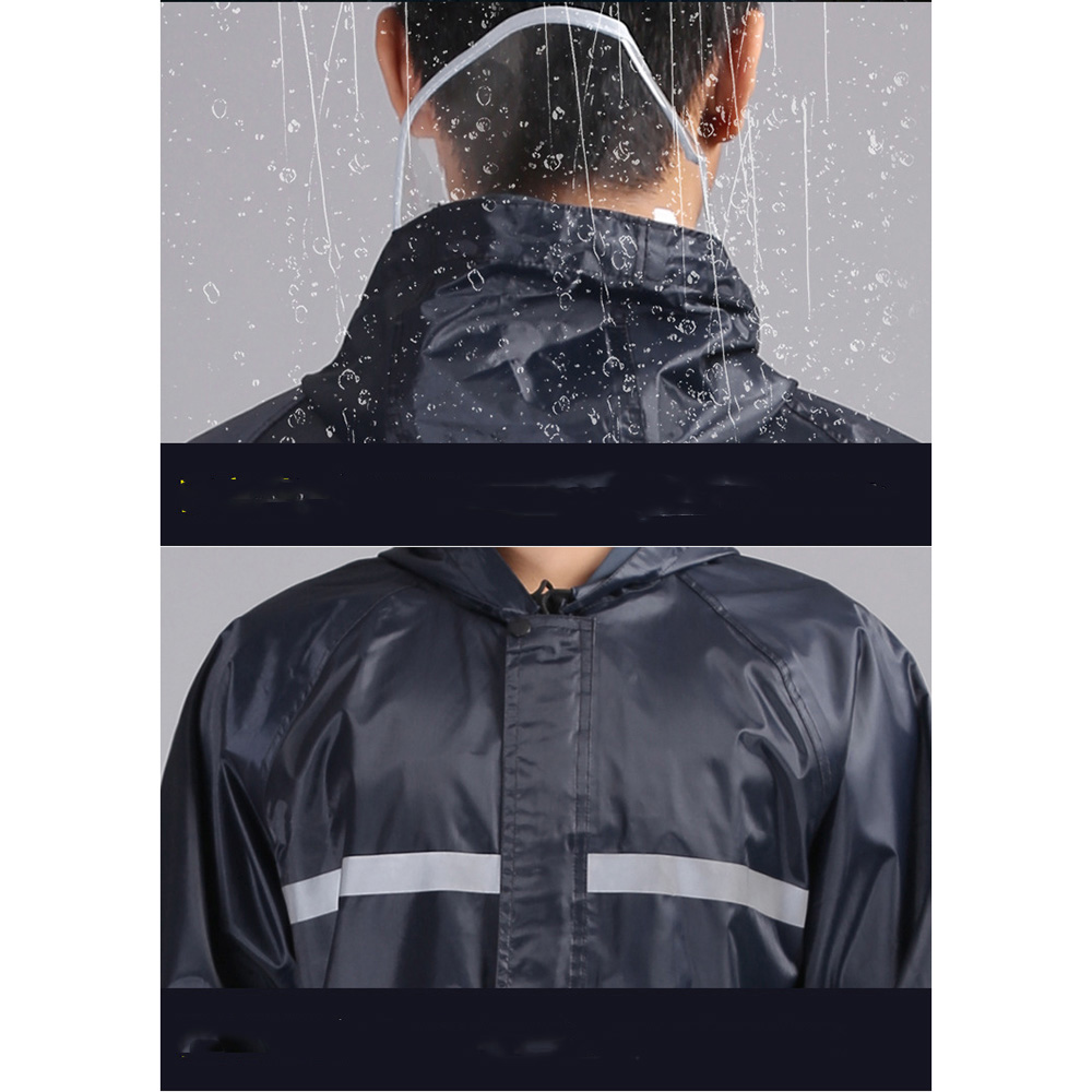 Gambar produk Jas Hujan Model Setelan PVC Raincoat Set XXXXL - T1B