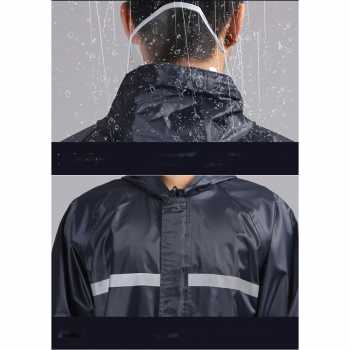 Gambar produk Jas Hujan Model Setelan PVC Raincoat Set XXXXL - T1B