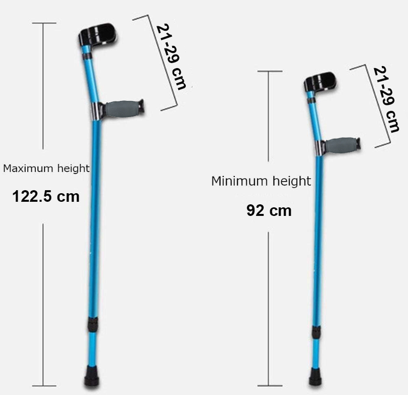LUYANG Tongkat Jalan F Lipat Walking Stick Crutch Foldable Adjustable - GT923L-A Gambar produk LUYANG Tongkat Jalan F Lipat Walking Stick Crutch Foldable Adjustable - GT923L-A