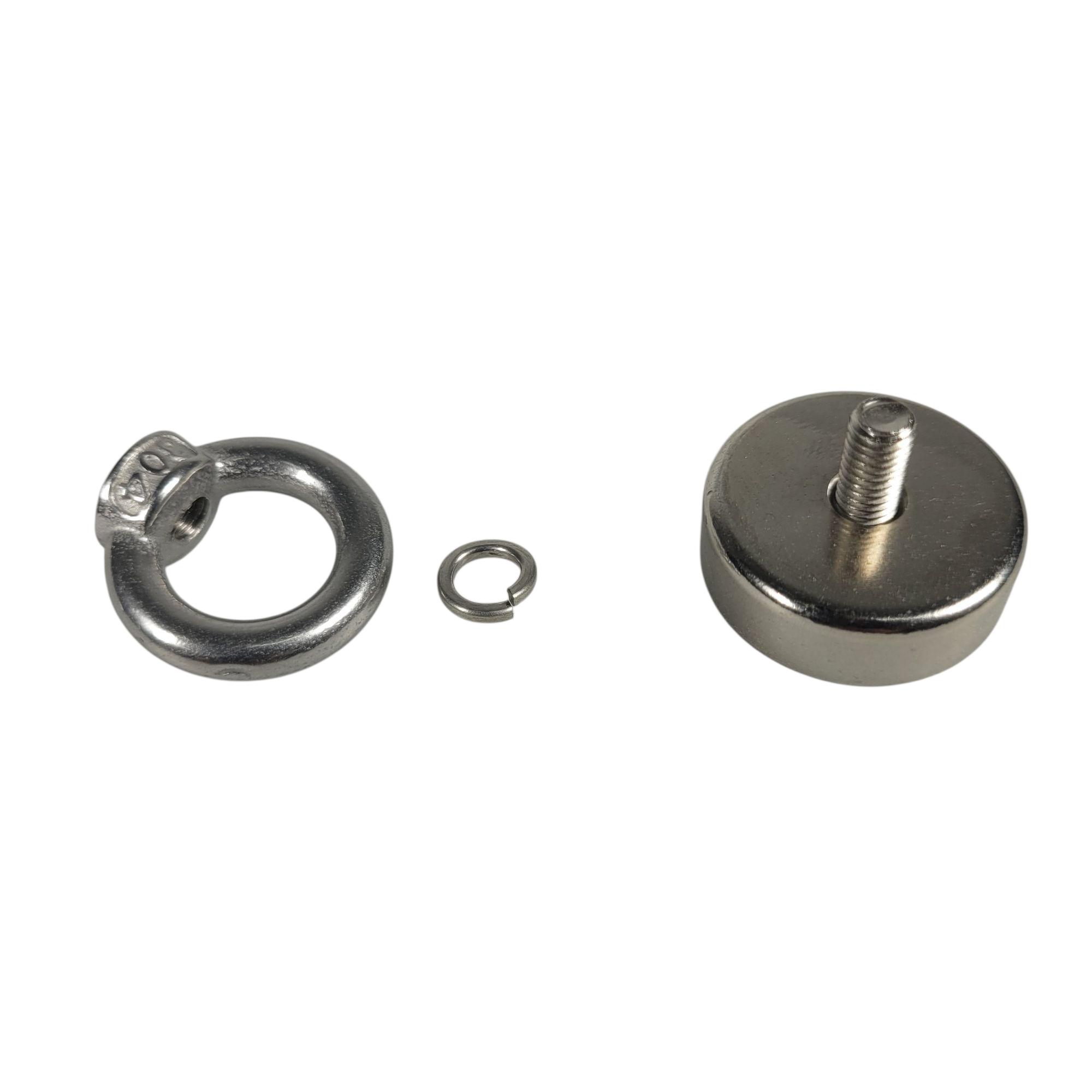 Gambar produk Taffware Magnet Gantungan Round Hook Strong Neodymium 25mm - D25