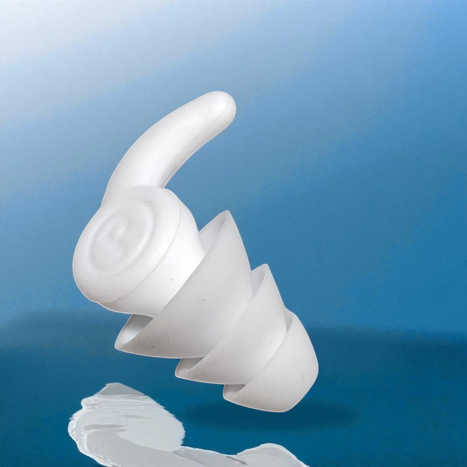 Gambar produk TaffSPORT Penutup Telinga Earplug Shark Fin Waterproof Silicone - MR99B