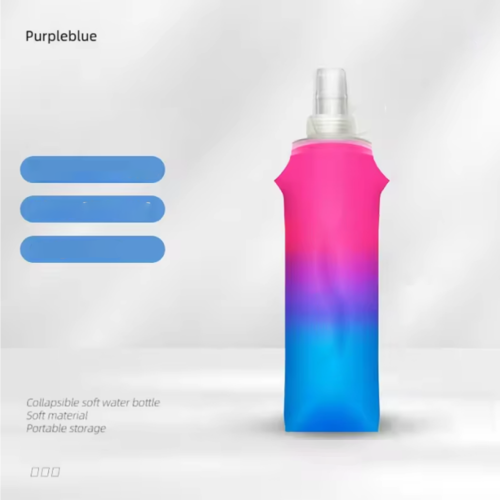 Gambar produk TaffSPORT Botol Minum Soft Flask Foldable Sport Water TPU 250ml - TF-25