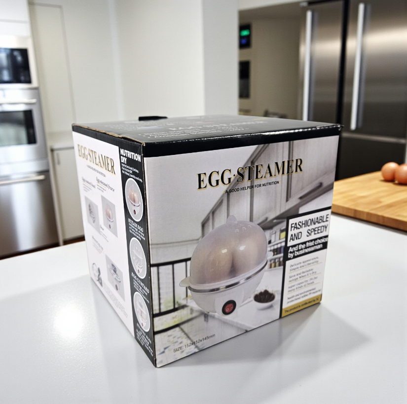 Gambar produk BONIN Alat Rebus Telur Elektrik Double Layer Egg Steamer 220V 350W - BN-20