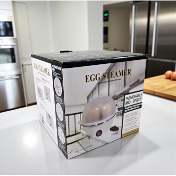 Gambar produk BONIN Alat Rebus Telur Elektrik Double Layer Egg Steamer 220V 350W - BN-20