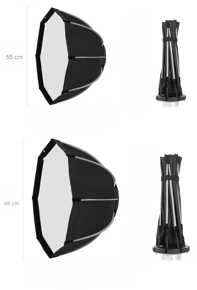 TRIOPO Softbox Octagonal Reflector Lighting Photography Bowens Mount 65cm - TR25 Gambar produk TRIOPO Softbox Octagonal Reflector Lighting Photography Bowens Mount 65cm - TR25