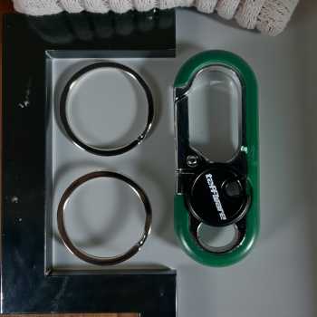 Gambar produk Taffware Gantungan Kunci Carabiner Keychain Clip Stainless Steel - A3746