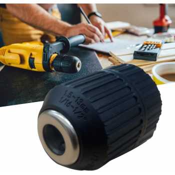 WALFRONT Adaptor Bor Self Tighten Drill Chuck 2-13mm 1/2-20UNF - WA3 Gambar produk WALFRONT Adaptor Bor Self Tighten Drill Chuck 2-13mm 1/2-20UNF - WA3