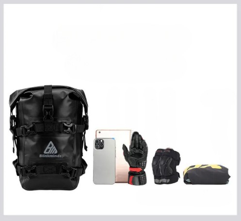 Blinkminds Tas Motor Touring Side Bumper Pannier Bag Waterproof 8L - BM07 Gambar produk Blinkminds Tas Motor Touring Side Bumper Pannier Bag Waterproof 8L - BM07