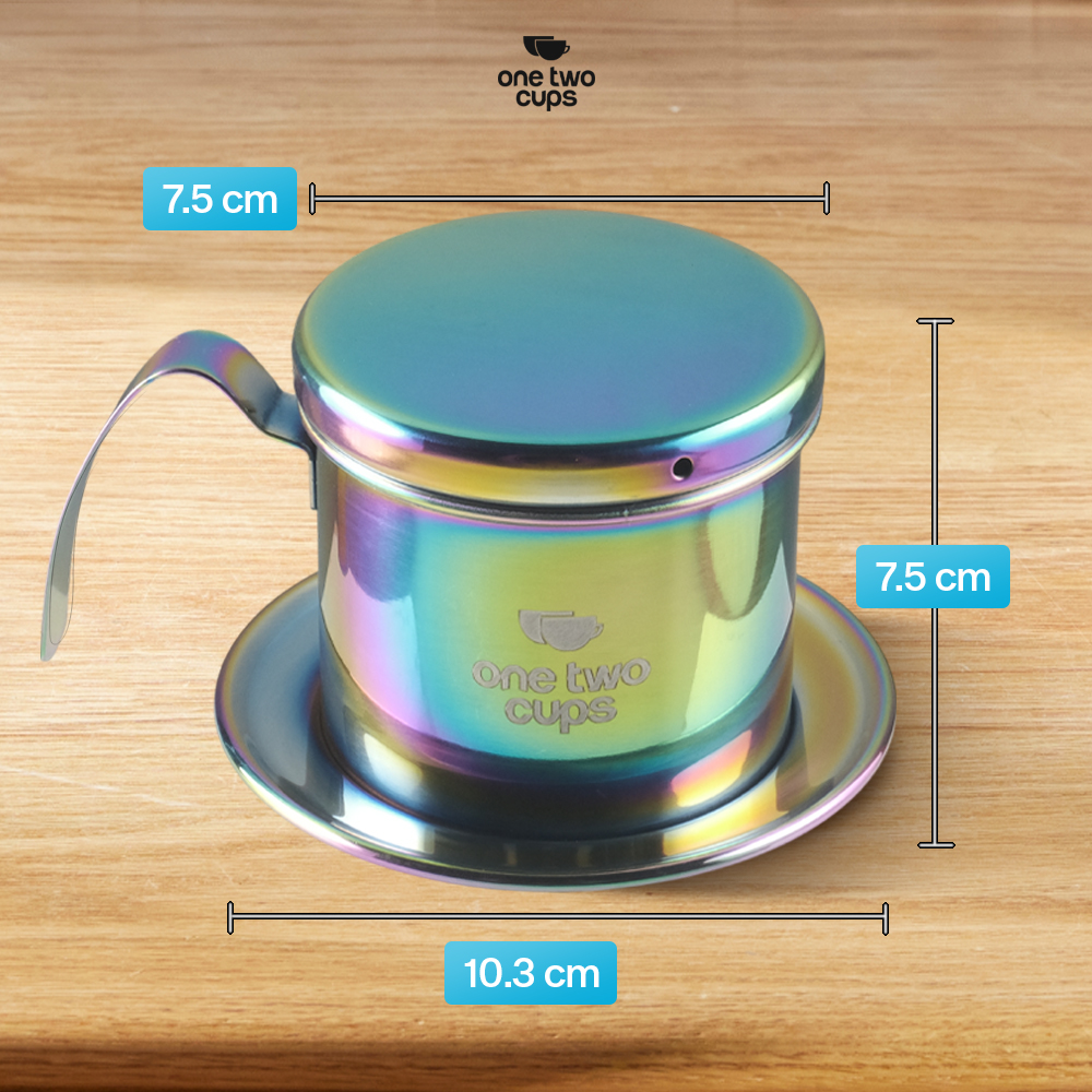 One Two Cups Vietnam Drip Coffee Filter Saringan Kopi Sekrup 120ml - PF-304 Gambar produk One Two Cups Vietnam Drip Coffee Filter Saringan Kopi Sekrup 120ml - PF-304