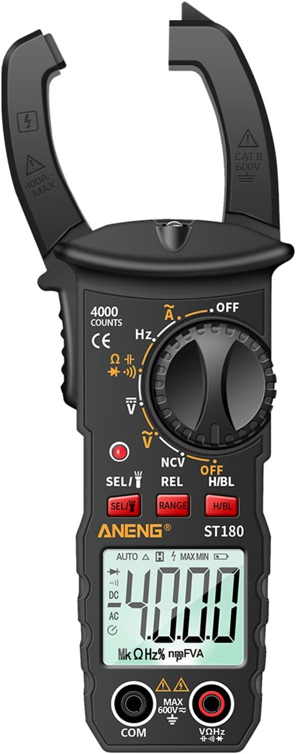 Gambar produk ANENG Digital Multimeter Tang Ampere Voltage NCV Tester Clamp - ST180