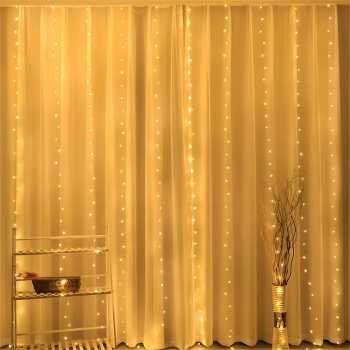 Gambar produk ANBLUB Lampu Hias Gorden String Lights USB 300 LED 3x3M with Remote - ANB300