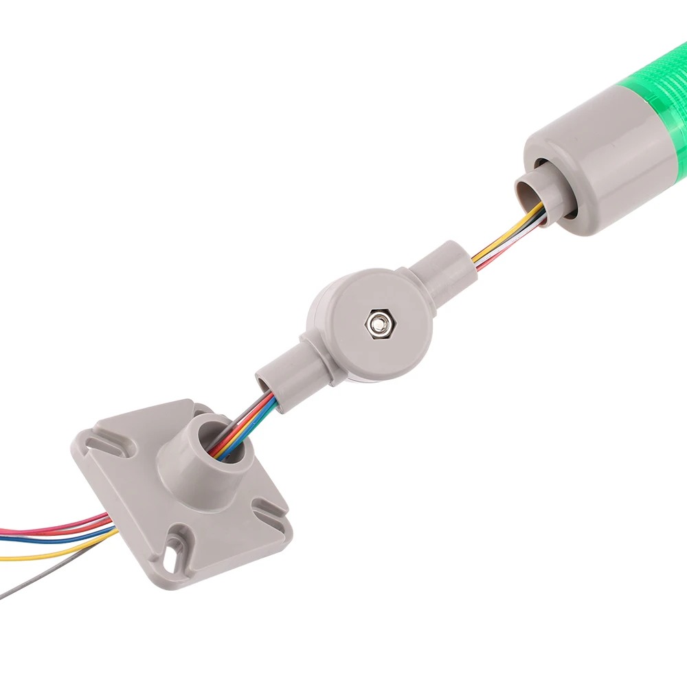 Gambar produk DIANQI Lampu Menara LED Signal Warning Light Operation Fault Silent DC 24V - DQ-300