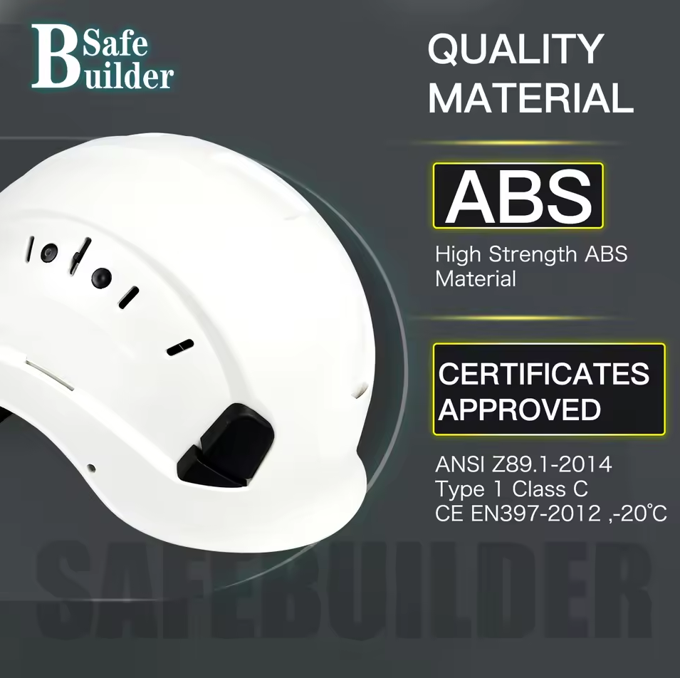 Safe Builder Helm Proyek Konstruksi K3 Safety Hard Hat Protection ABS - SF07 Gambar produk Safe Builder Helm Proyek Konstruksi K3 Safety Hard Hat Protection ABS - SF07
