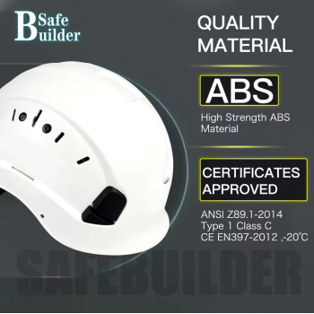 Safe Builder Helm Proyek Konstruksi K3 Safety Hard Hat Protection ABS - SF07 Gambar produk Safe Builder Helm Proyek Konstruksi K3 Safety Hard Hat Protection ABS - SF07