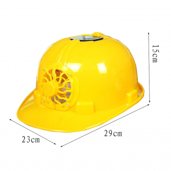 SDJZT Helm Proyek Konstruksi K3 Kipas Tenaga Surya Safety PE Material - LM02 Gambar produk SDJZT Helm Proyek Konstruksi K3 Kipas Tenaga Surya Safety PE Material - LM02