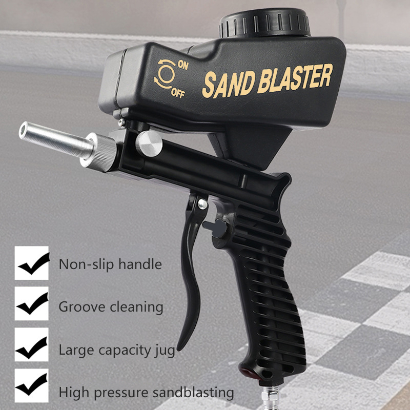 DIZAINLIFE Sand Blaster Gravity Pneumatic Gun Portable 90 PSI - WM-7345R Gambar produk DIZAINLIFE Sand Blaster Gravity Pneumatic Gun Portable 90 PSI - WM-7345R
