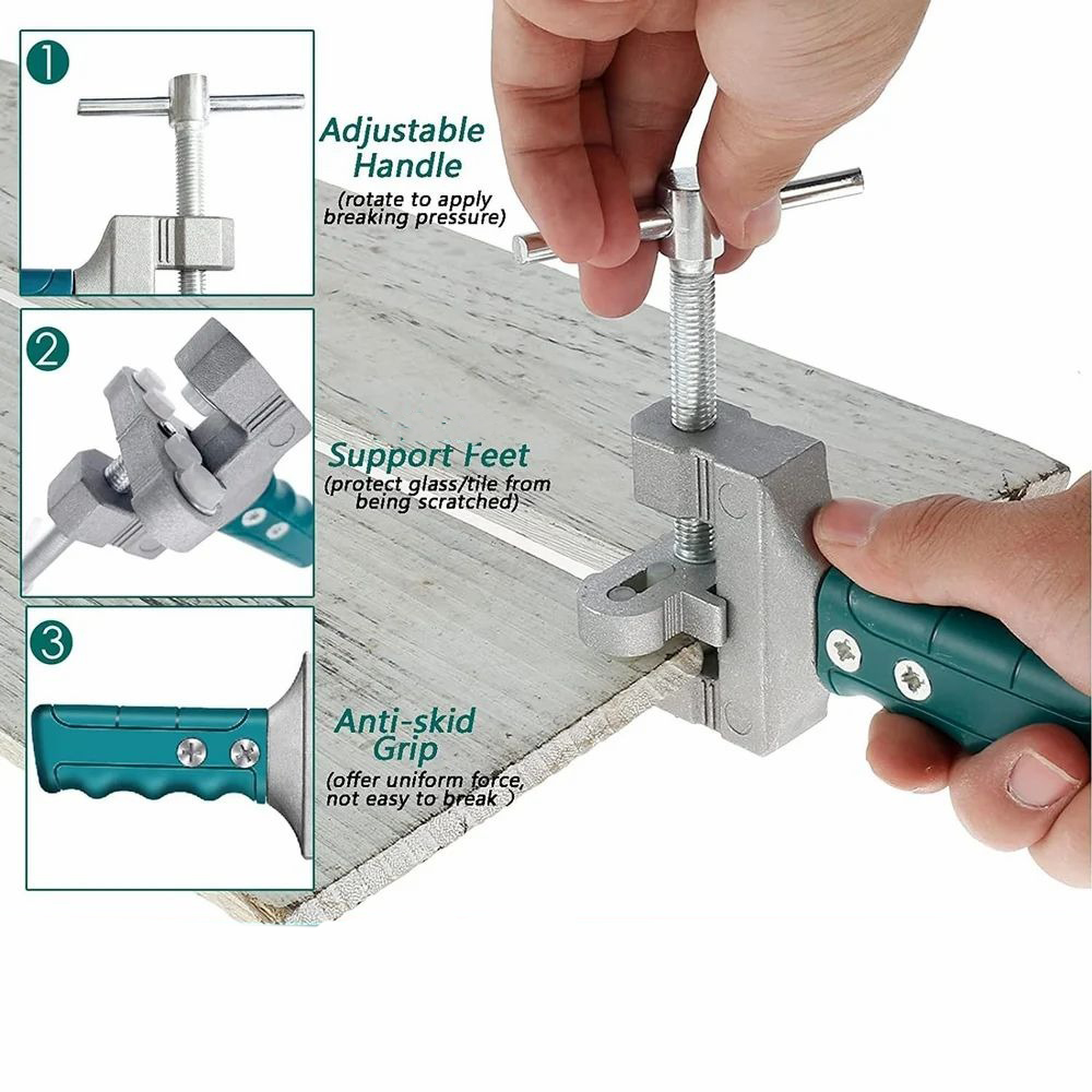 KNIFEZER Pisau Pemotong Keramik Glass Diamond Cutter Tile - AI3032 Gambar produk KNIFEZER Pisau Pemotong Keramik Glass Diamond Cutter Tile - AI3032