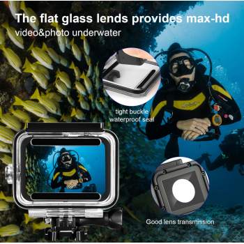 Gambar produk HONGDAK Underwater Waterproof Case 60 M for GoPro Hero 5/6/7 Normal Cover - GP0101