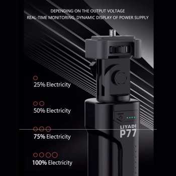 Gambar produk LIYADI Battery Grip Lampu Studio Camera Monitor Smartphone 5200mAh - P77