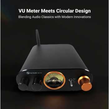 Fosi Audio Mini Portable Bluetooth Stereo Amplifier With VU Meter - MC101