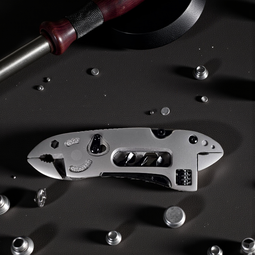 KNIFEZER Kunci Pas Swiss Army Knife Wrench Plier EDC Multifungsi - MPG05 Gambar produk KNIFEZER Kunci Pas Swiss Army Knife Wrench Plier EDC Multifungsi - MPG05