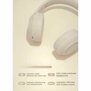 Gambar produk NEWSNR Headphone Bluetooth 5.1 HiFi Noise Reduction TF AUX 150mAh - DR58