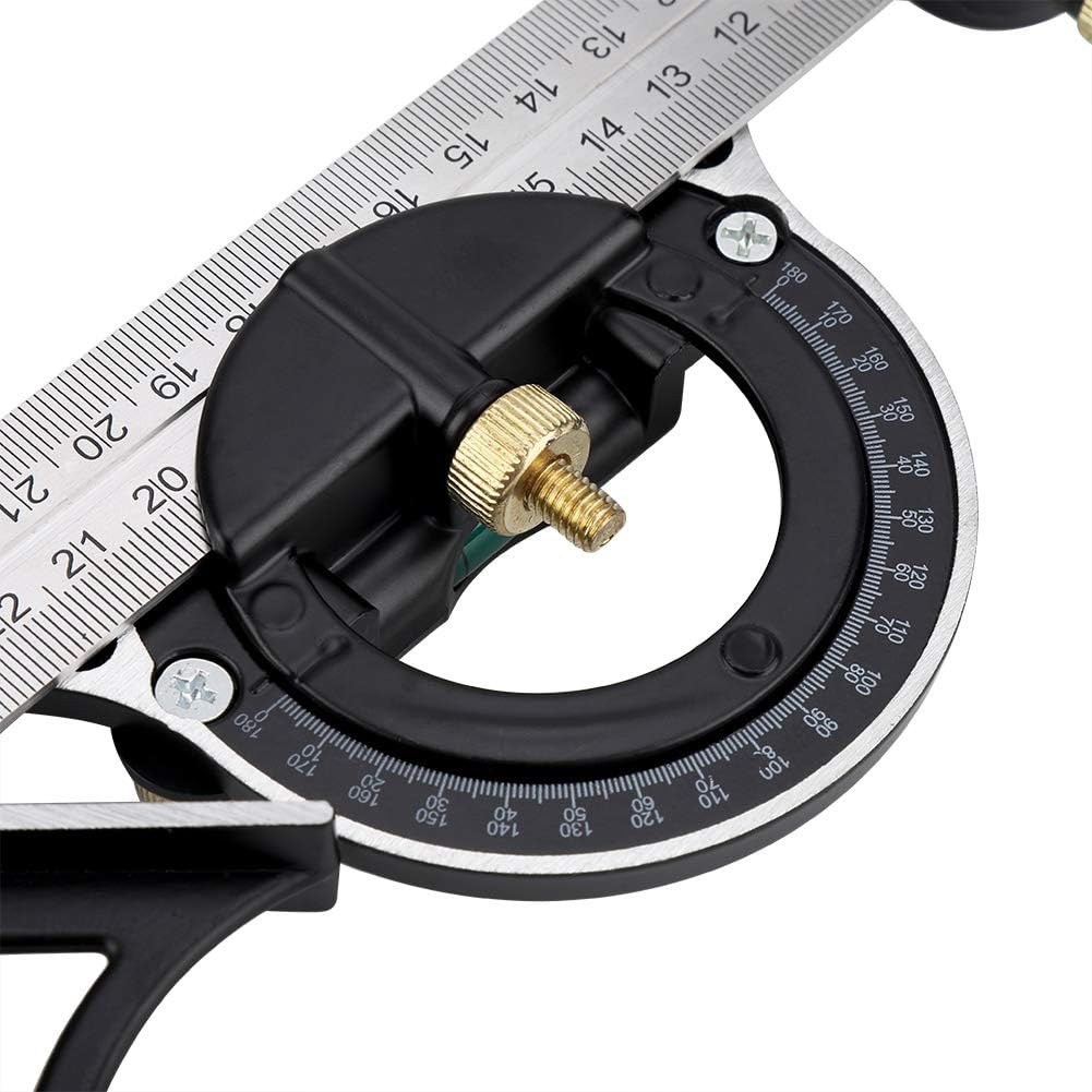 Gambar produk SILVERLINE Penggaris Multifungsi Adjustable Angle Ruler Set 30cm - 991857