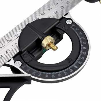 Gambar produk SILVERLINE Penggaris Multifungsi Adjustable Angle Ruler Set 30cm - 991857